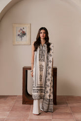 Resham Unstitched Cambric 3 Pcs Printed Suit D744